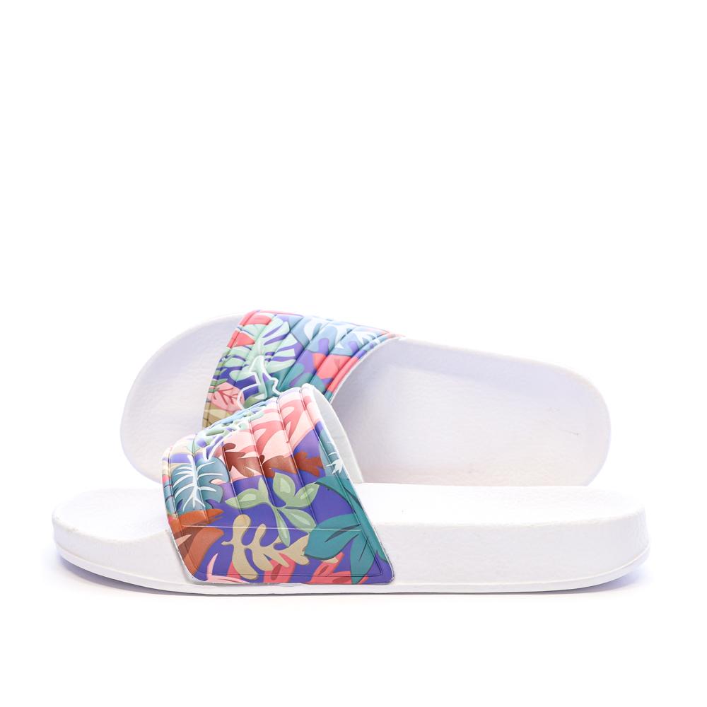 Claquettes Jungle Blanc Fille Kappa Noles 5 pas cher