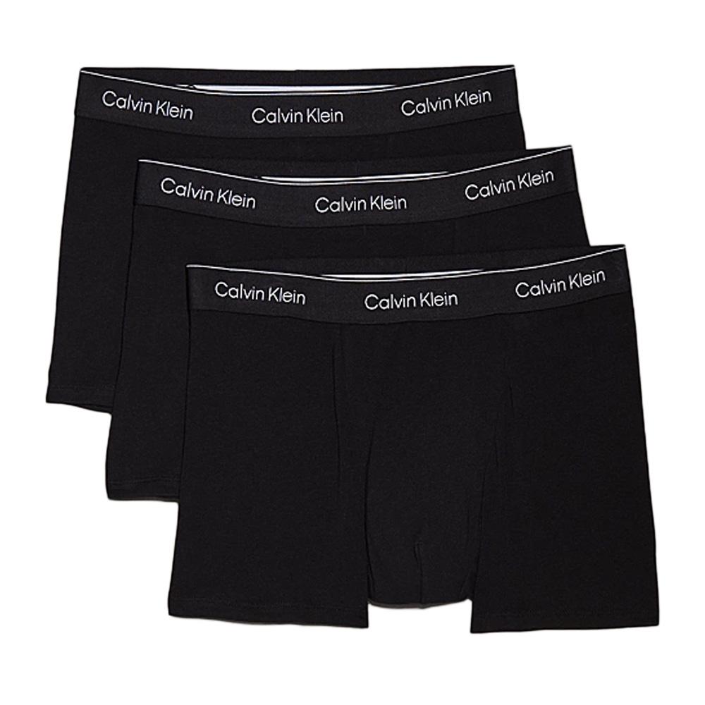 x3 Boxers Noir Homme Calvin Klein Low Rise Trunk pas cher