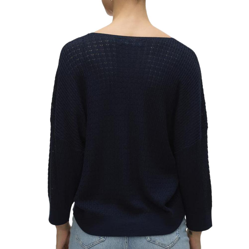 Pull Marine Femme Vero Moda Newlexsun vue 2