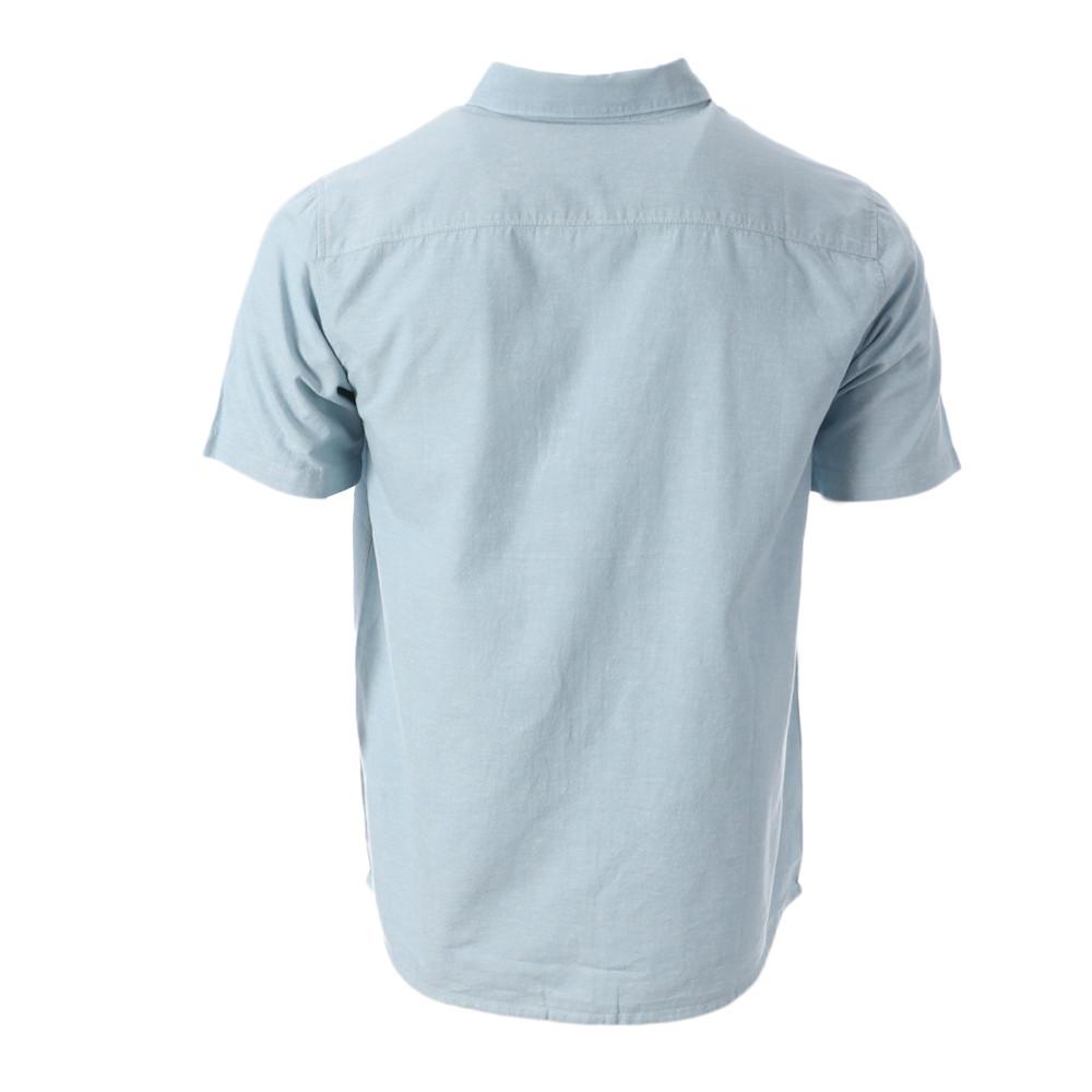 Chemisette Manches Courtes Bleu Salty Crew Stitch vue 2