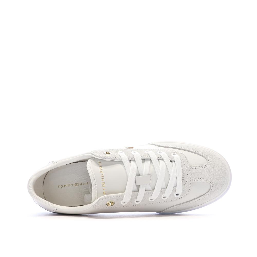 Baskets Ecru Femme Tommy Hilfiger Th Chic vue 4