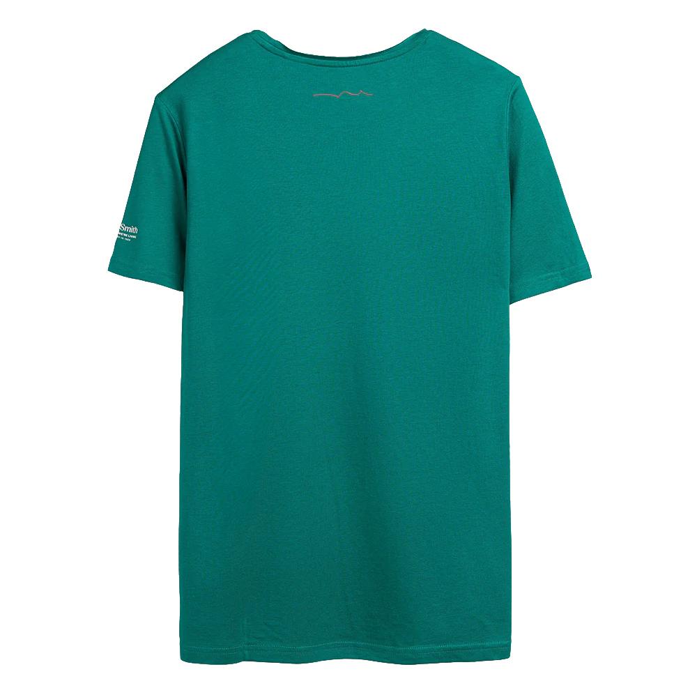 T-shirt Vert Homme Teddy Smith T-geo vue 2