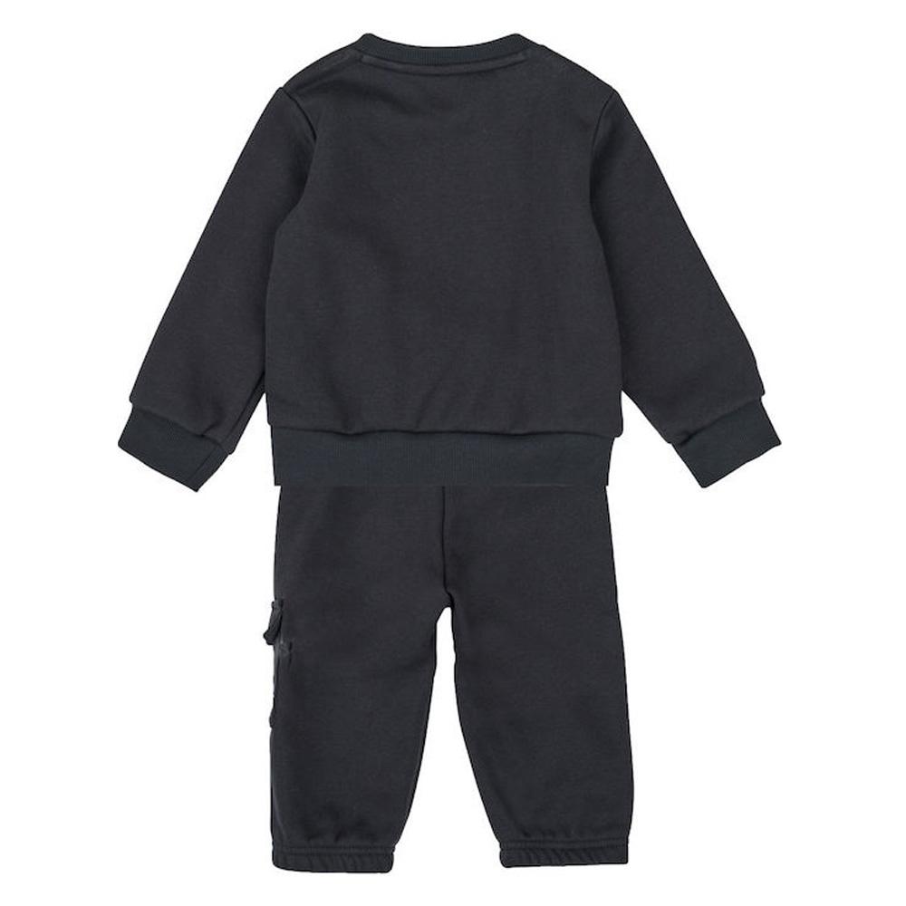 Ensemble Survêtement Noir Garçon Adidas Lin vue 2