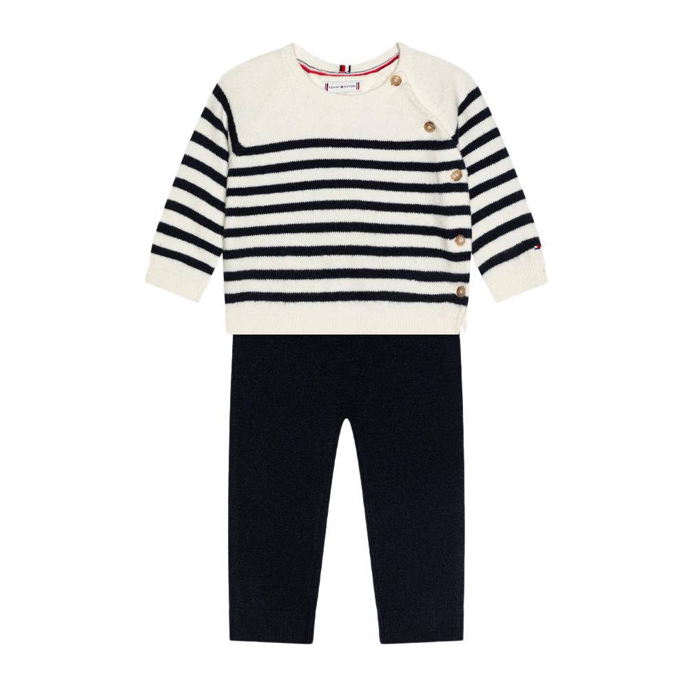 Ensemble Marine/Blanc Garçon Tommy Hilfiger Nautical pas cher