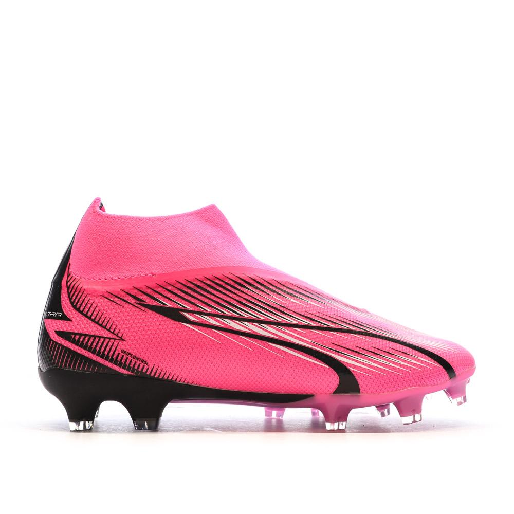 Chaussures de Foot Roses Homme Puma Ultra Match+ Ll FG/AG vue 2