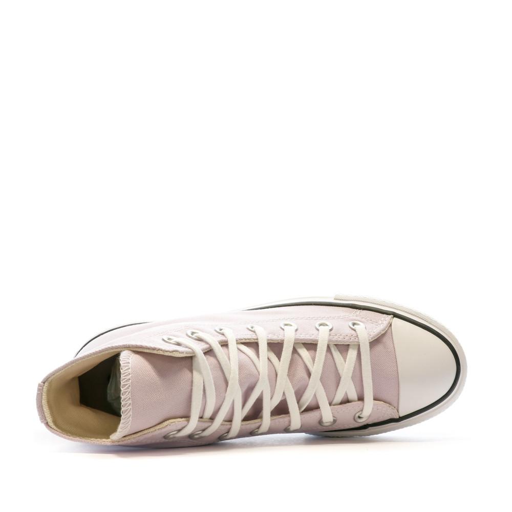 Baskets Mauves Femme Converse Chuck Taylor All Star Platform vue 4