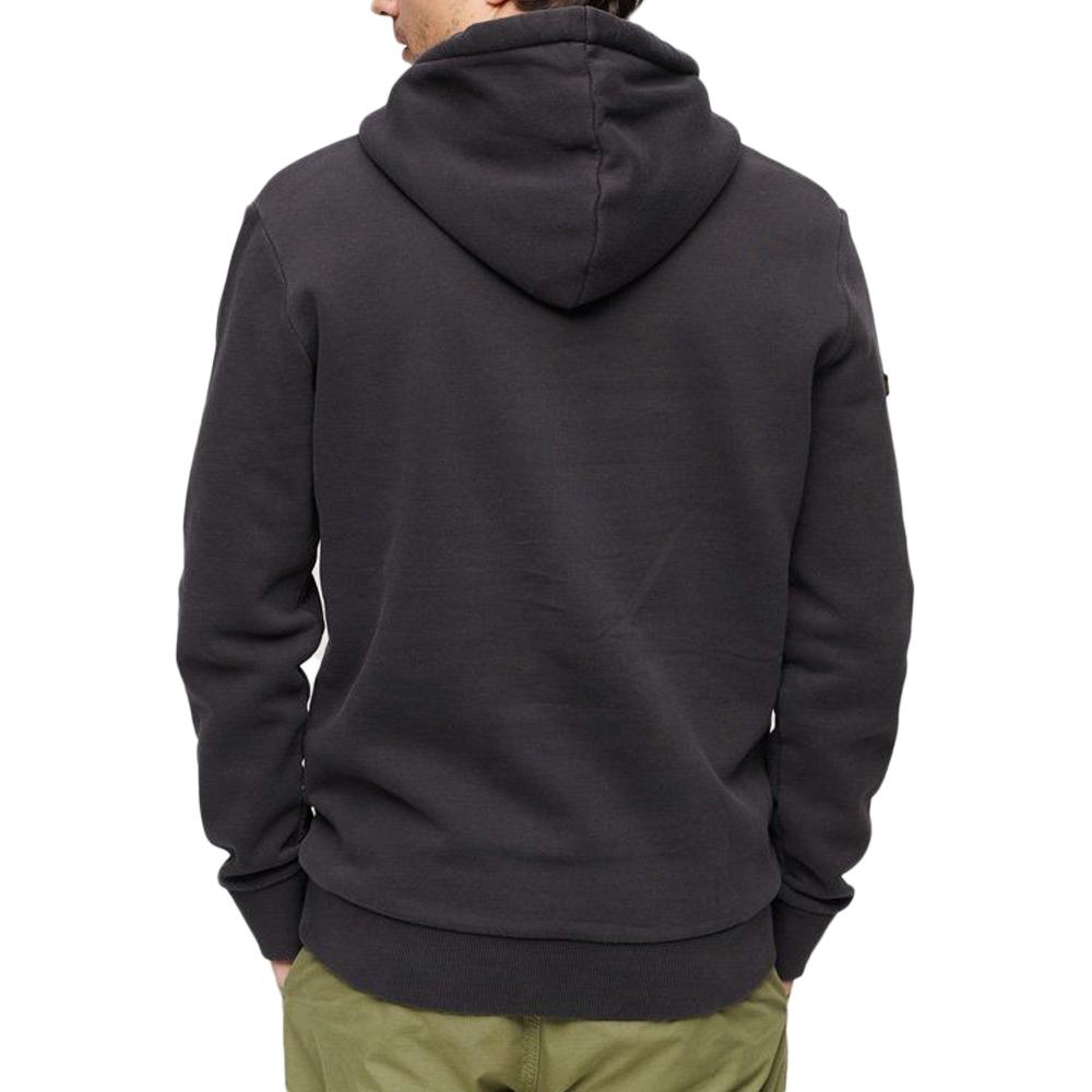 Sweat Noir Homme Superdry Terrain vue 2