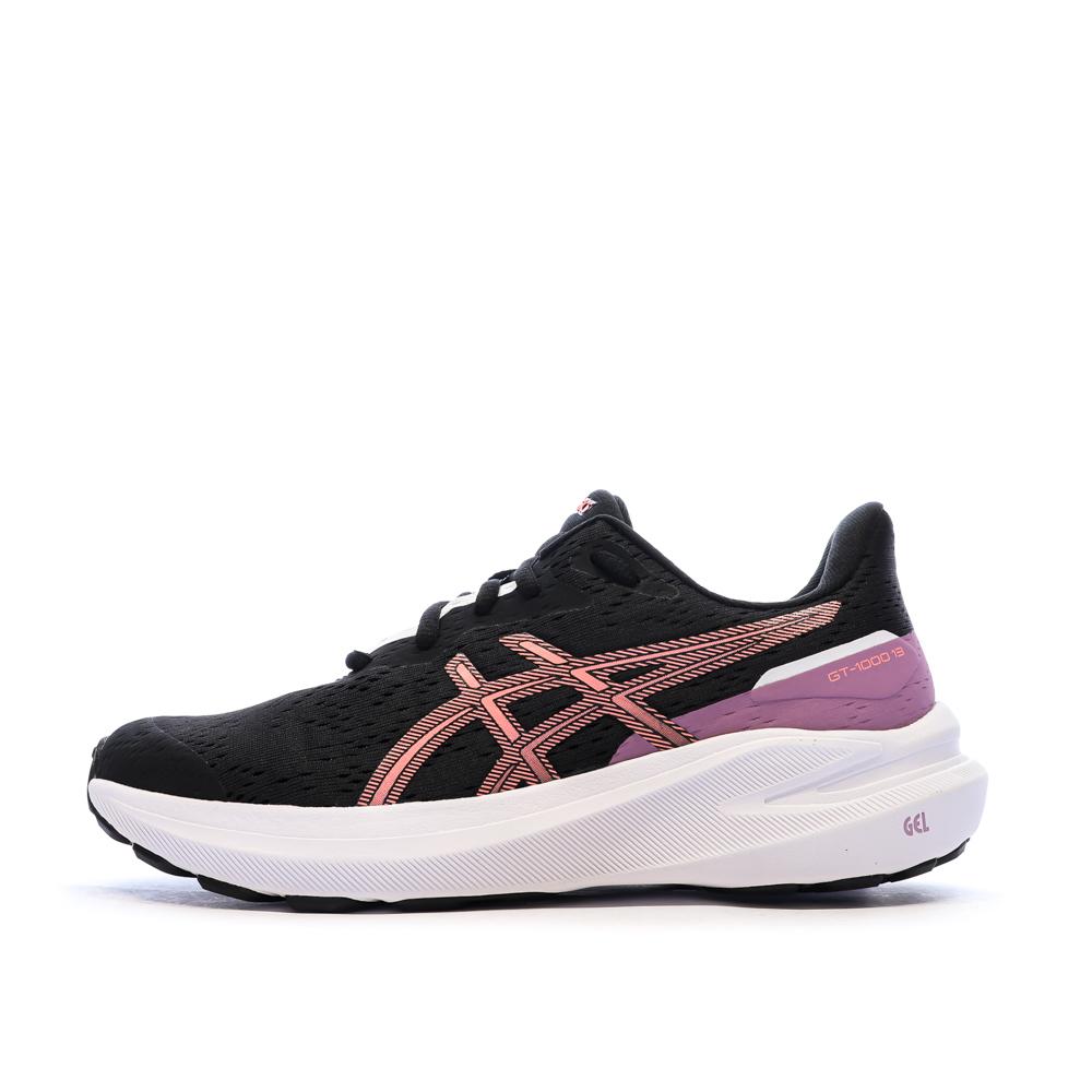 Chaussures de Running Noir Femme Asics Gt-1000 13 pas cher