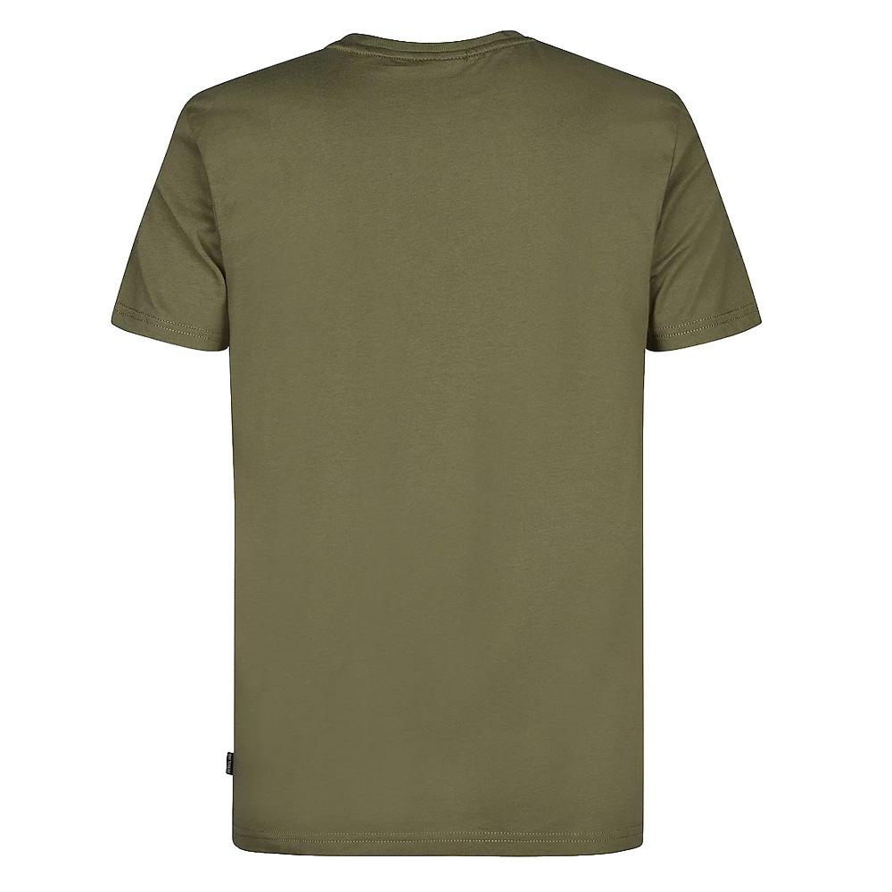 T-Shirt Kaki/Orange Homme Petrol Industries Classics vue 2