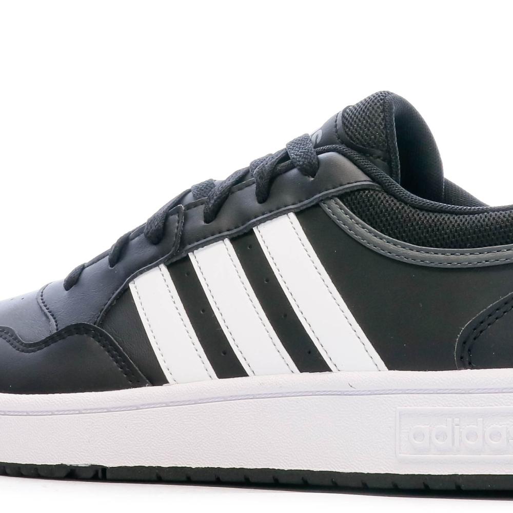 Baskets Noires Homme Adidas Hoops 3.0 vue 7