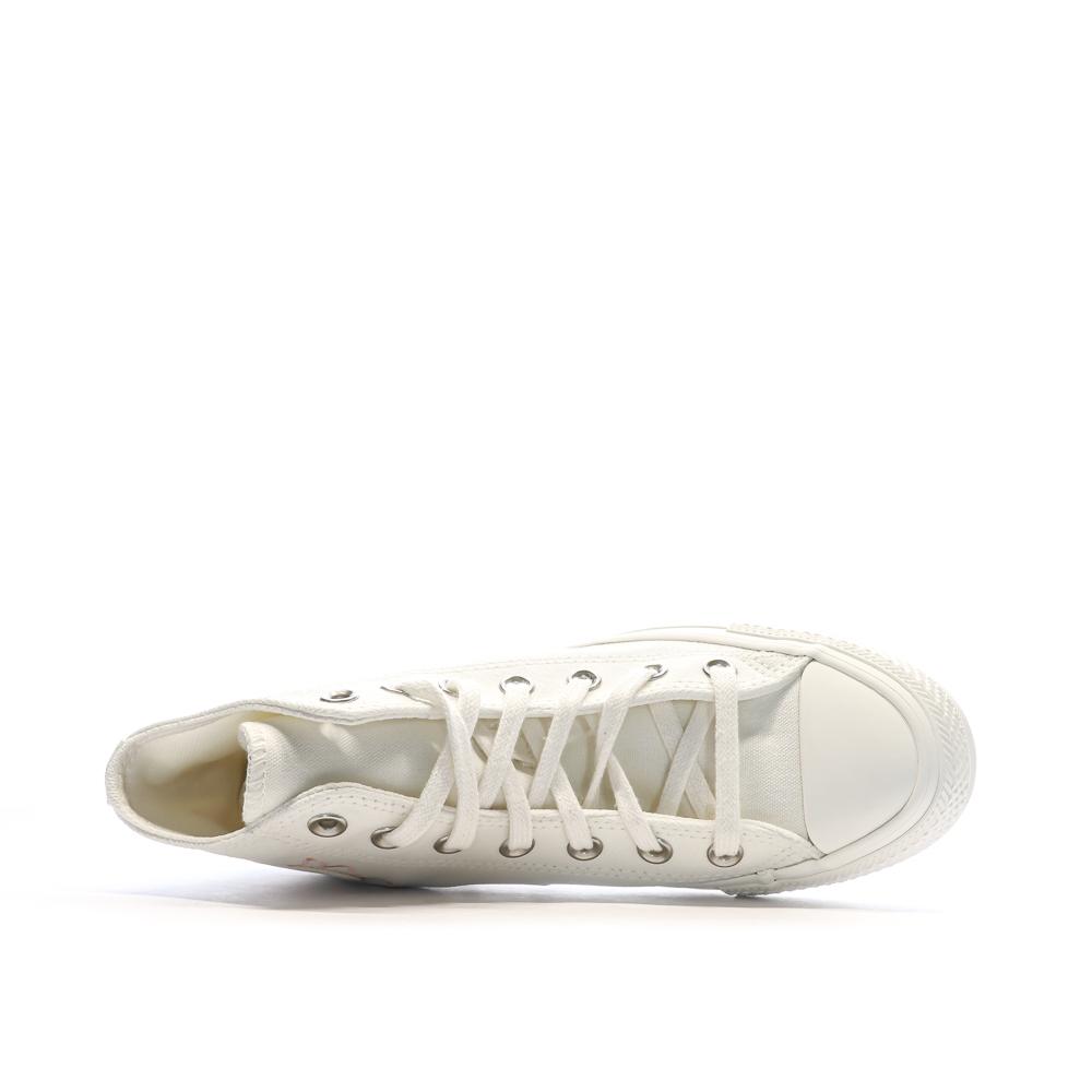Baskets Blanches Femme Converse Chuck Taylor All Star vue 4
