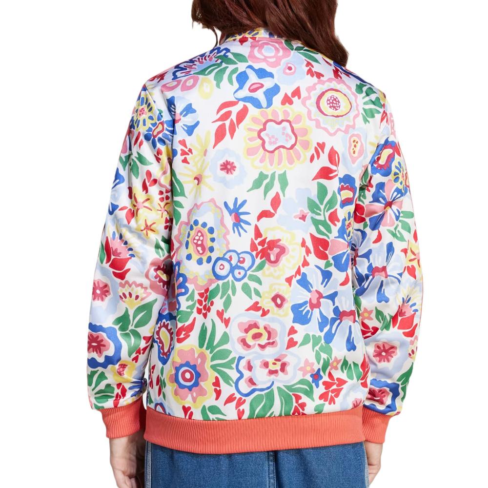 Veste Imprimé Rouge/Blanc Femme Adidas Firebird vue 2