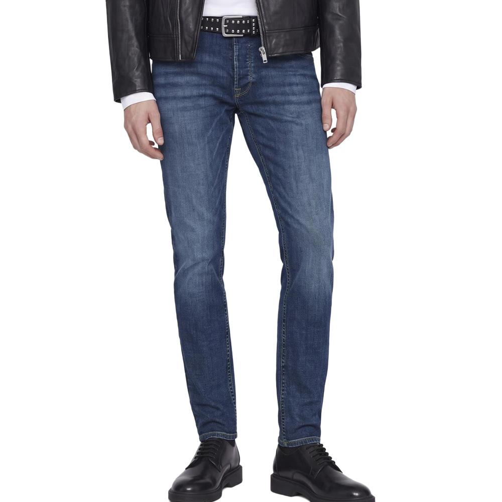 Blaue Slim-Fit-Jeans für Herren von Jack & Jones, Parker 030 günstig