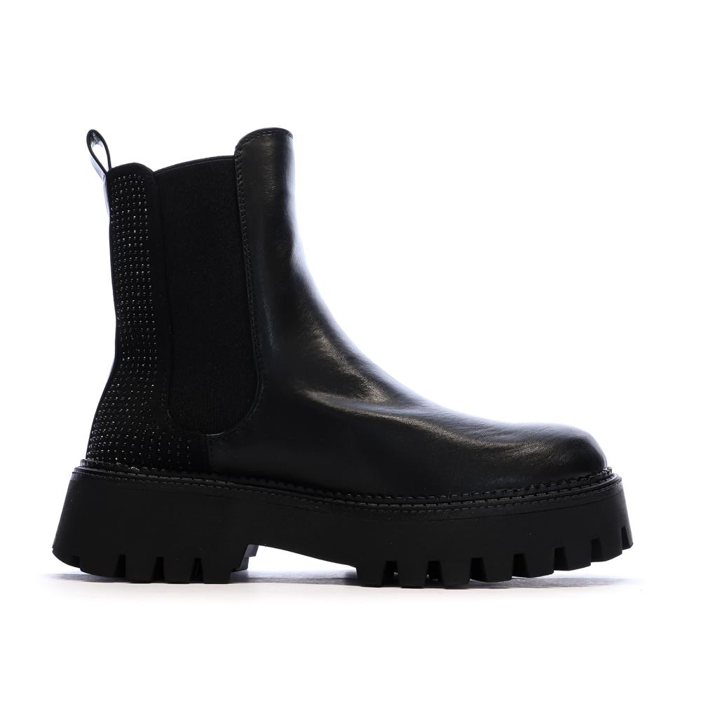 Bottines Noir Femme Kaporal Crissy vue 2
