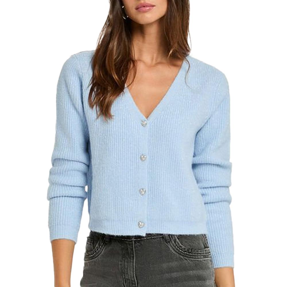 Gilet Bleu Femme Morgan MIMO pas cher