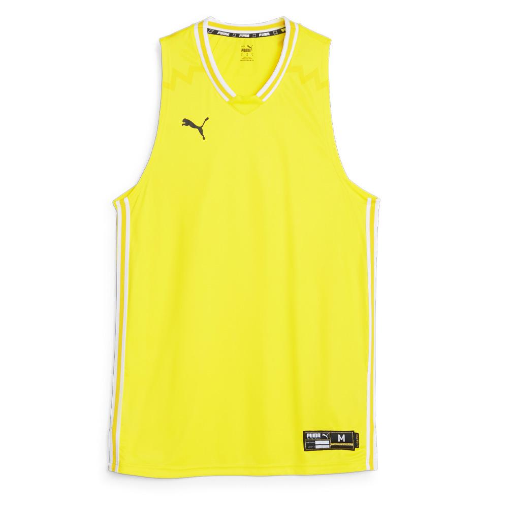 Débardeur de Sport Jaune Homme Puma Hoops pas cher