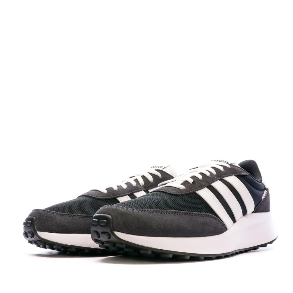 Baskets Noir/Blanc Homme Adidas Run 70s vue 6