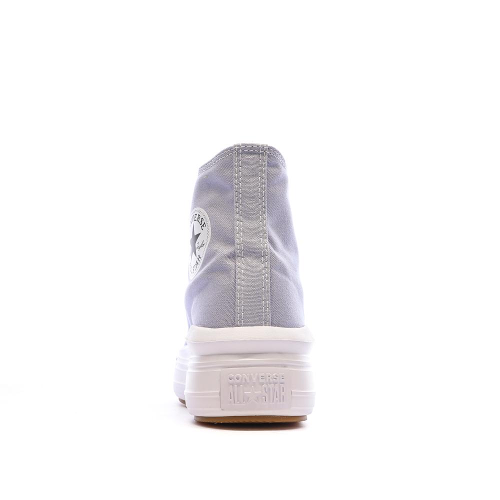 Baskets Lila Femme Converse All Star Move Platform vue 3