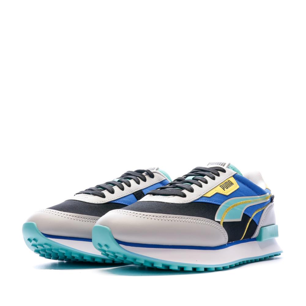 Baskets Noir/Bleu Mixte Puma Future Rider Twofold vue 3