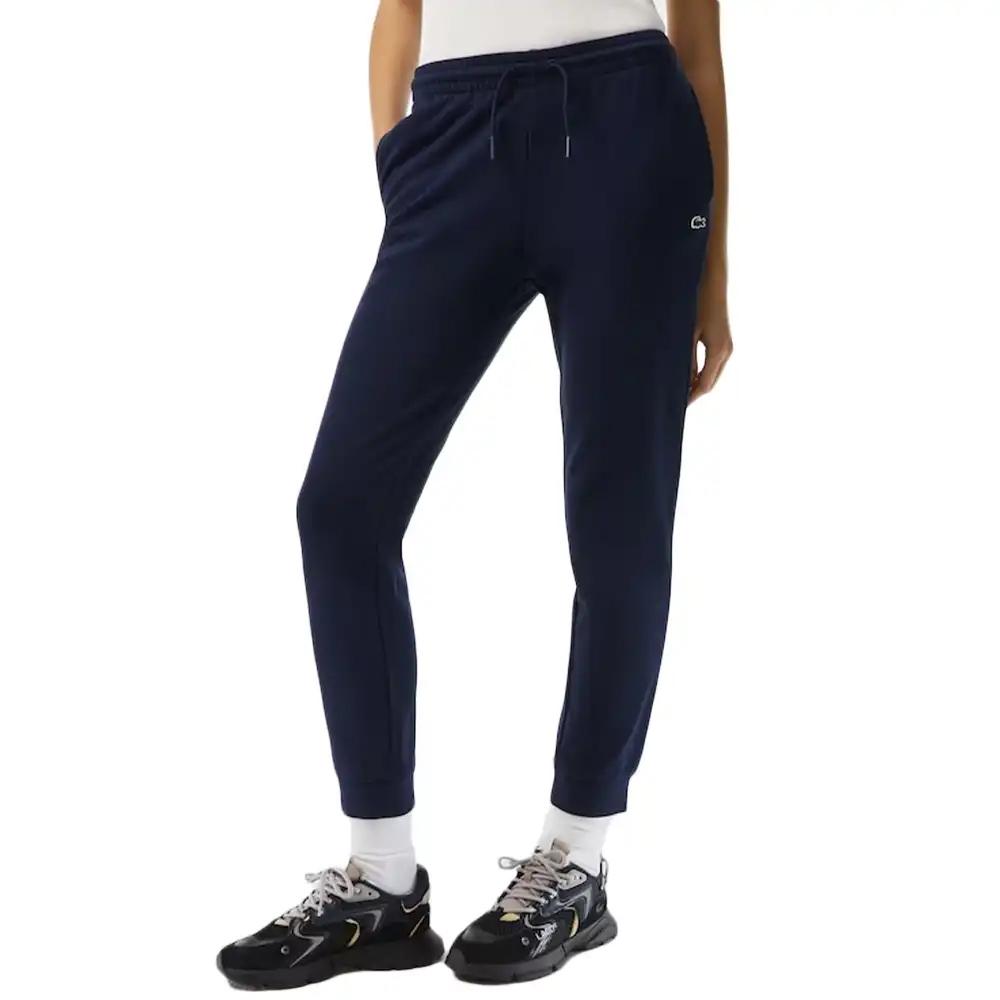 Jogging Marine Femme Lacoste Fleece1 pas cher