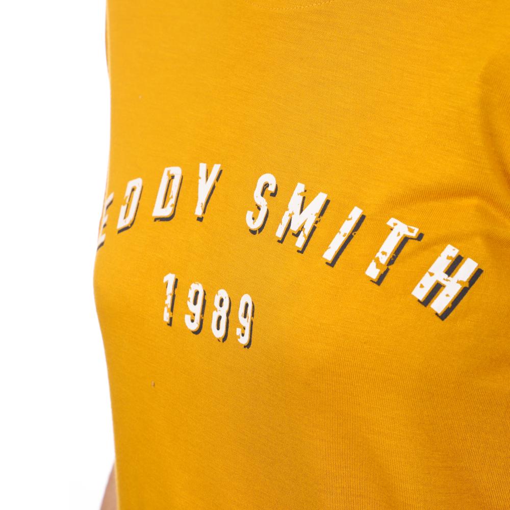 T-shirt Jaune Femme Teddy Smith Tercia vue 3