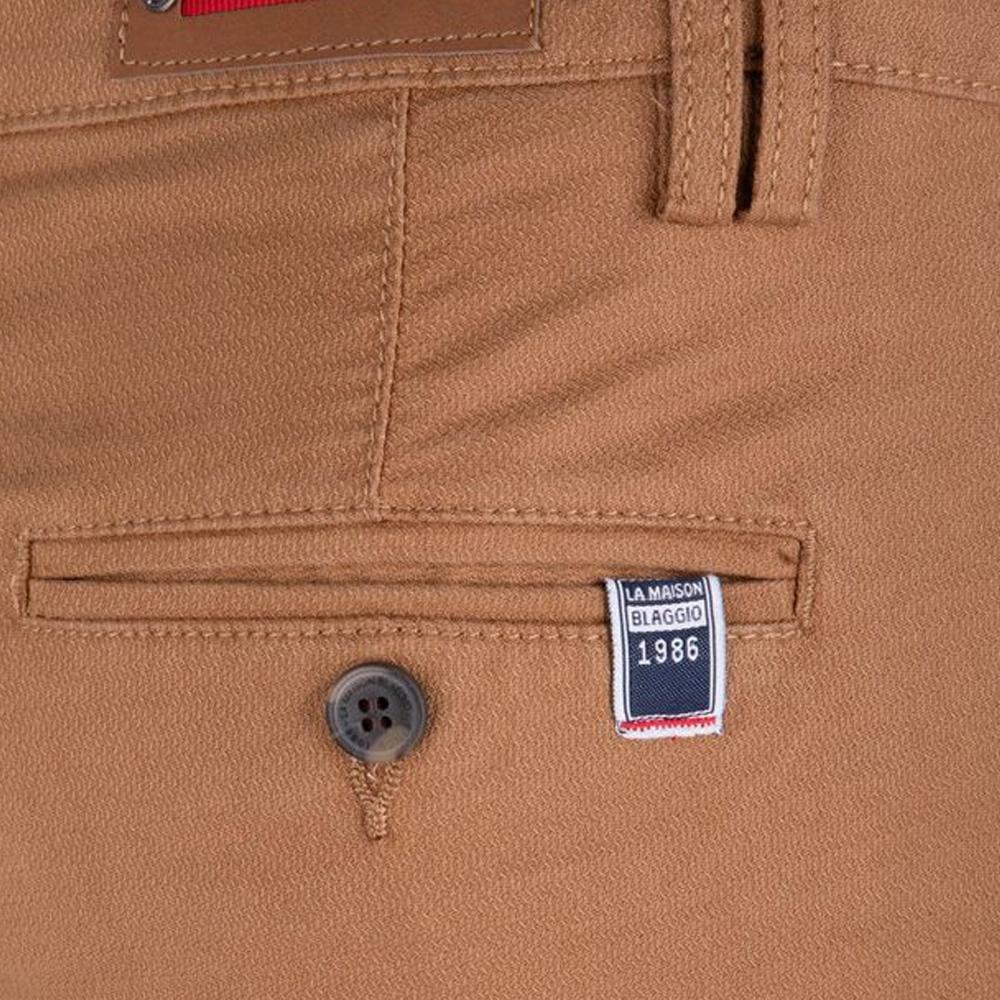 Pantalon Chino Camel Homme La Maison Blaggio TOSCANE vue 3