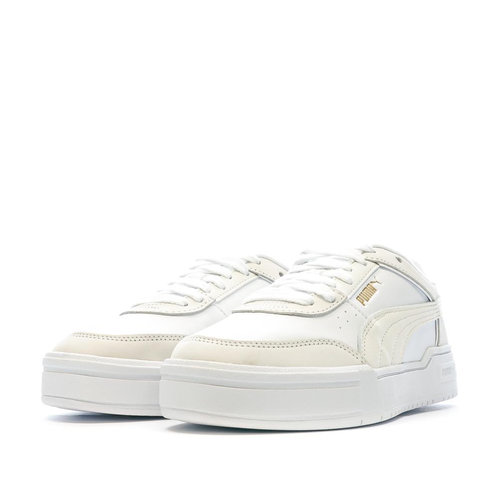 Baskets Blanc/Beige Femme PUMA Pro Sport vue 6
