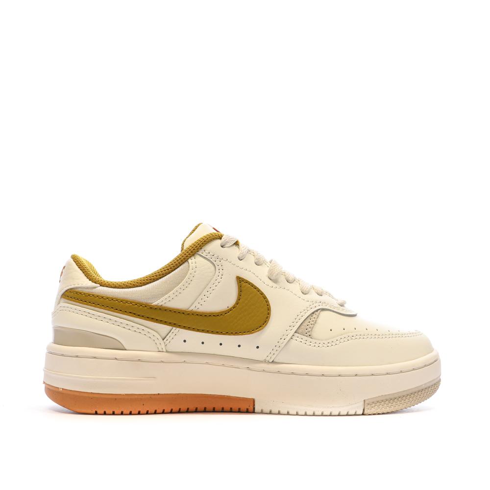 Baskets Blanc/Kaki Femme Nike Gamma Force vue 2