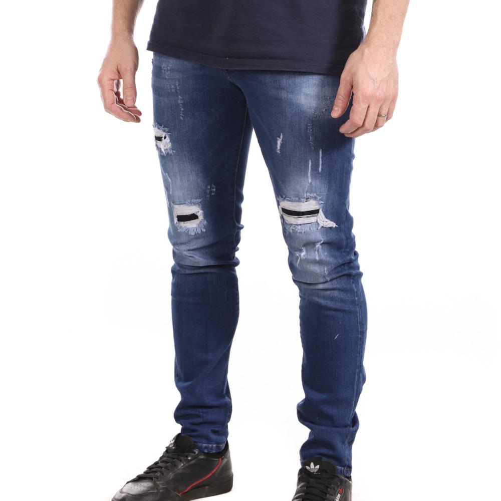 Jean Slim Bleu Homme Paname Brothers 21 pas cher