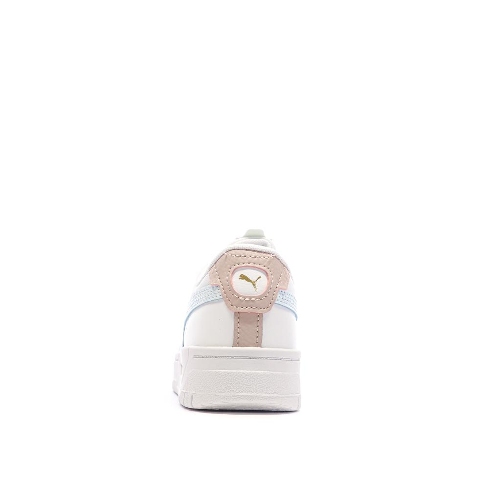Baskets Blanches/Rose/Bleu Fille Puma Cali Dream Pastel vue 3