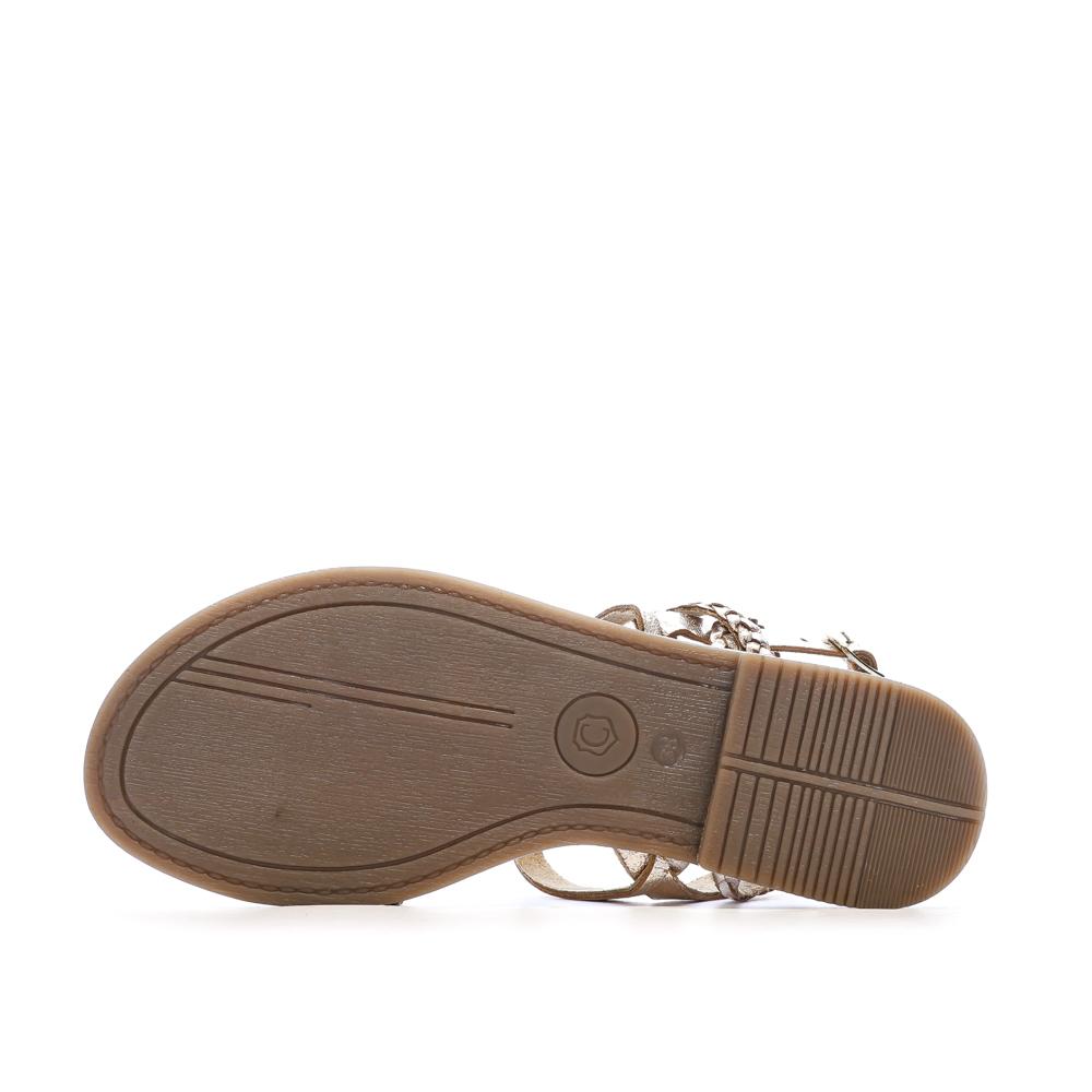 Sandales Dorées Femme Carmela ORO vue 5