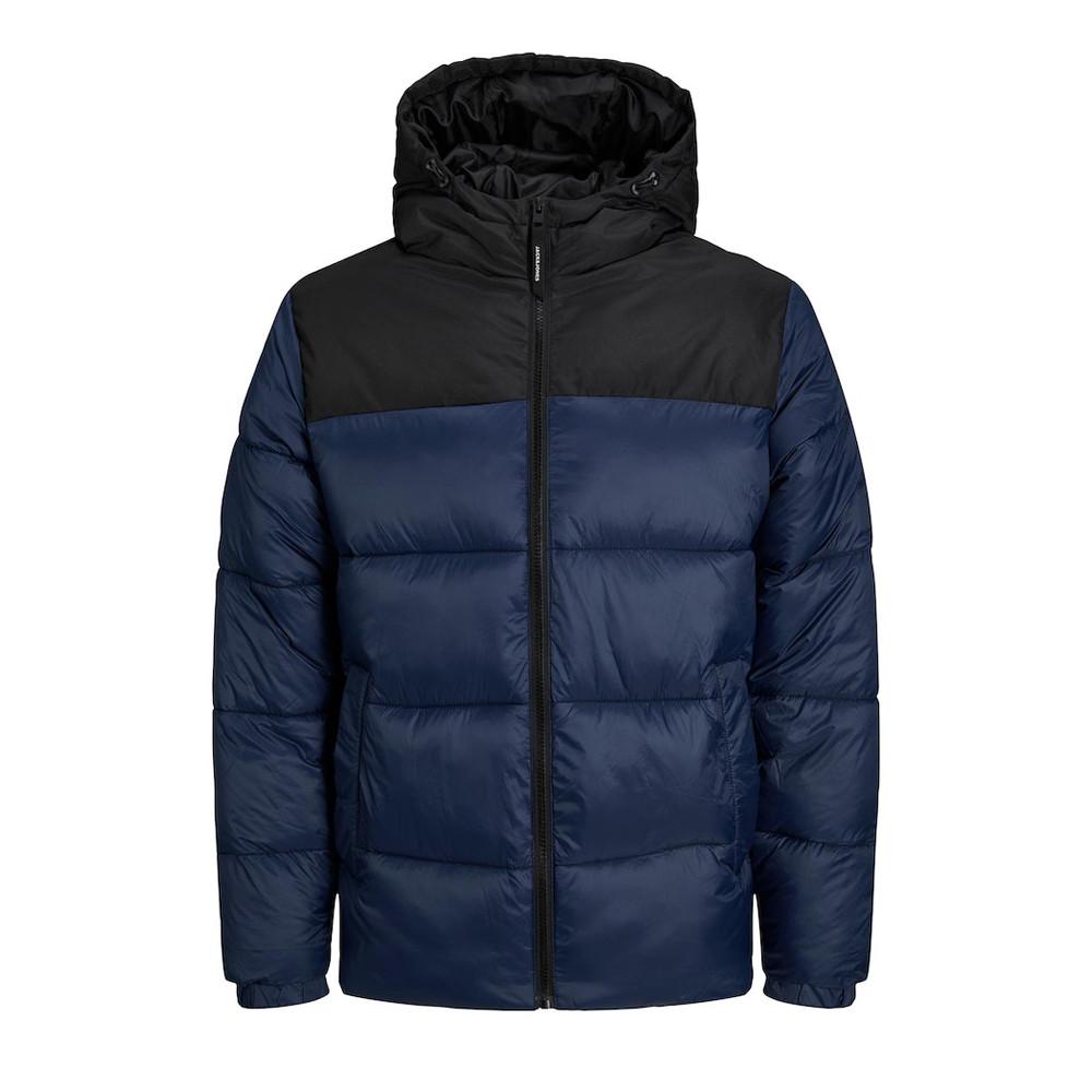 Doudoune Marine Capuche Garçon Jack and Jones Paul Puffer pas cher