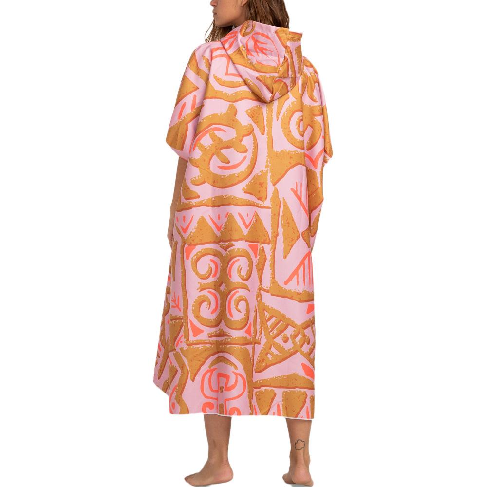 Poncho compact Rose/Marron Billabong Surftrip vue 2
