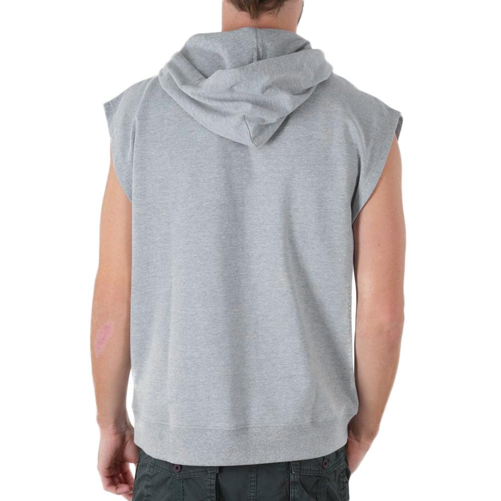 Sweat Manches Courtes Gris Homme Deeluxe Disco vue 2