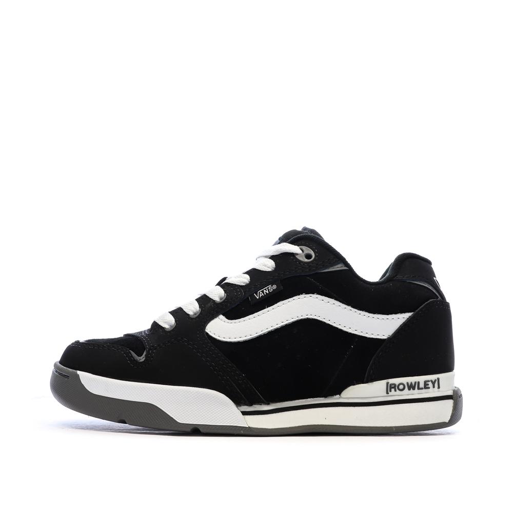 Baskets Noir Mixte Vans Rowley pas cher