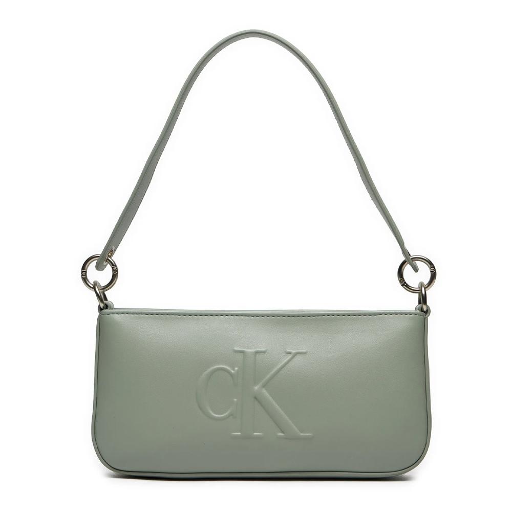 Sac à main Vert Femme Calvin Klein Jeans Sculpted pas cher