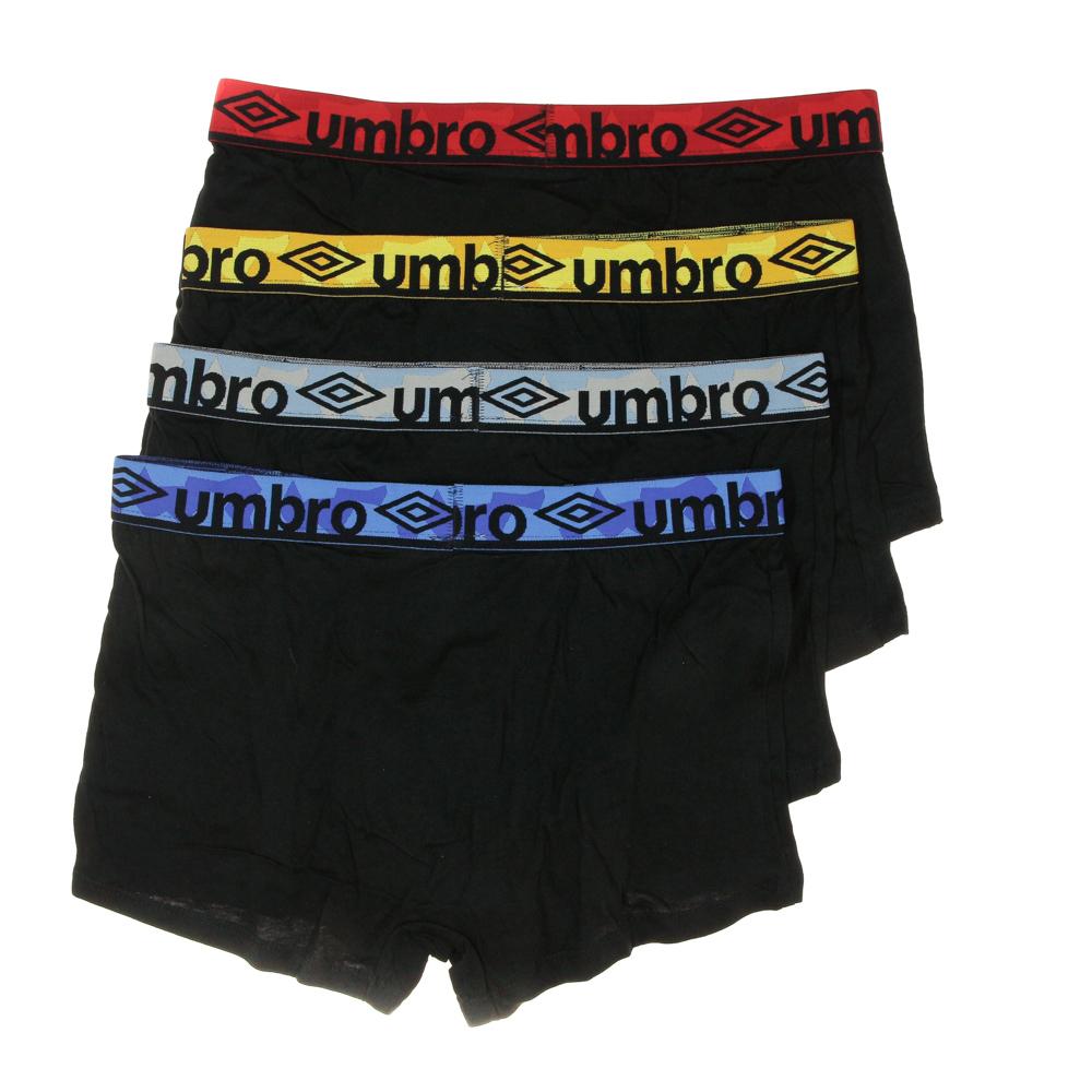 x3 Boxers Noir Homme Umbro CLASS9 vue 2