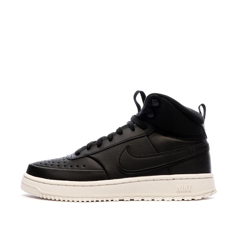 Baskets Noires Homme Nike Court Vision Mid 002 pas cher
