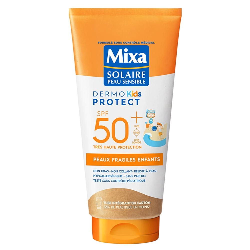 Crème Solaire Enfant Mixa Dermo Protect Kids Peaux Fragiles SPF50+ 175ml pas cher