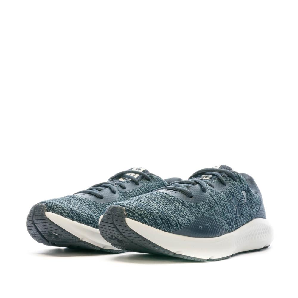 Chaussures de running Grise Bleuté Femme Under Armour Charged vue 6