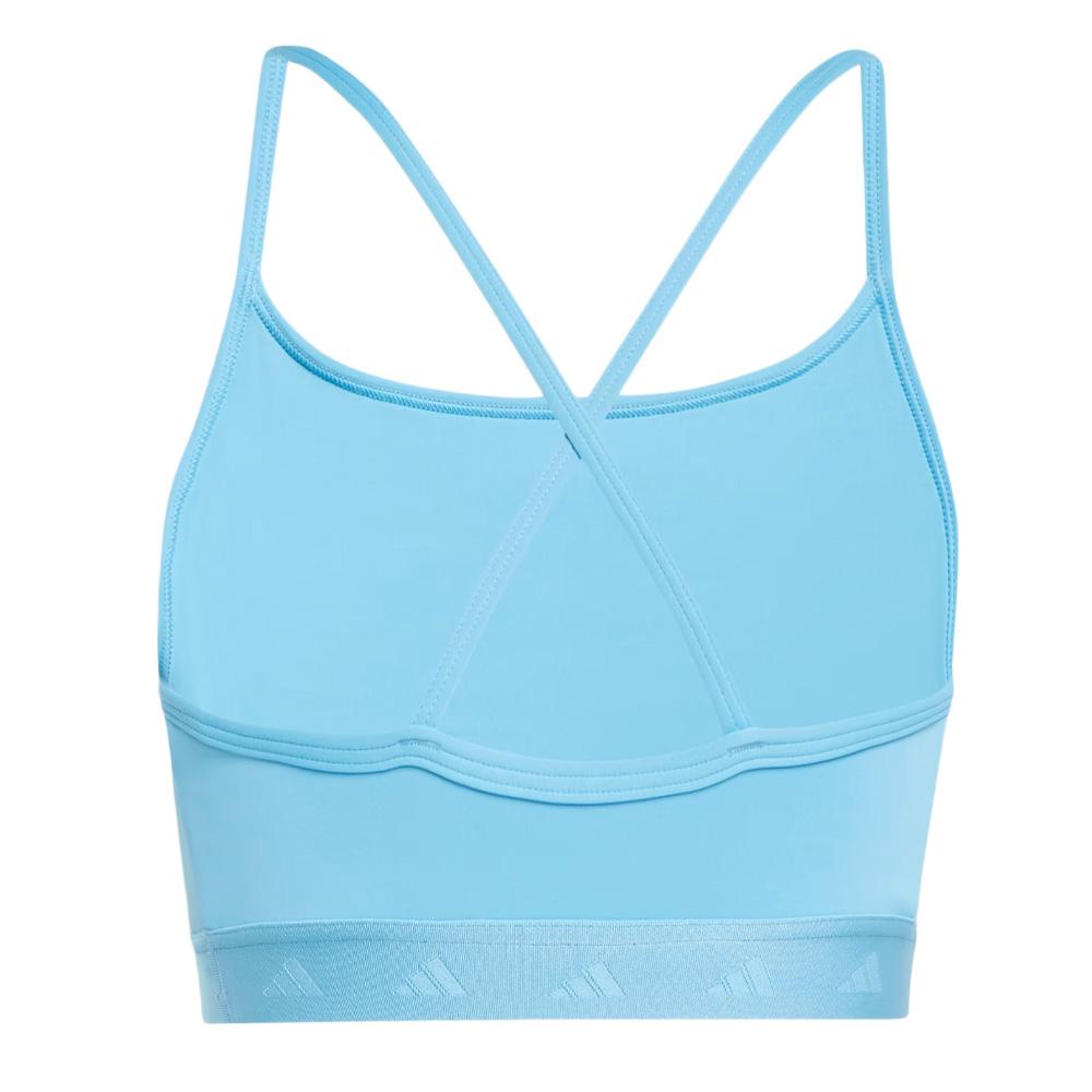 Brassière Bleu Femme Adidas Hyperglam vue 2