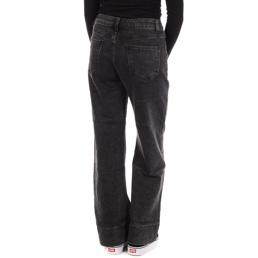 Jean Loose Gris Clair Femme Monday Premium 646G vue 2