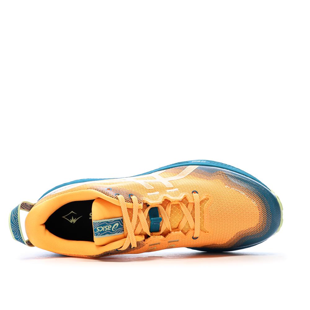 Chaussures de trail Orange/Turquoise Homme Asics Gel-trabuco 12 vue 4