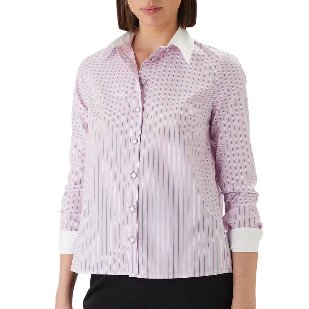 Camisa rosa de mujer Morgan CKARA barato