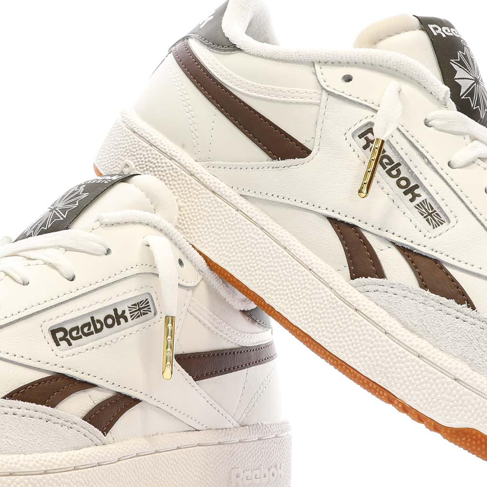 Baskets Ecru/Marron Homme Reebok Club C Revenge vue 7