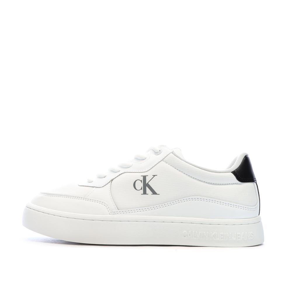 Baskets Blanches Homme Calvin Klein Jeans Classic Cupsoles pas cher
