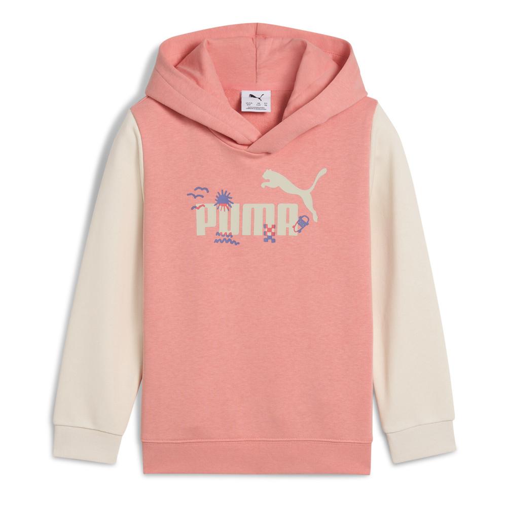 Sweat Rose/Beige Fille Puma Sandy pas cher
