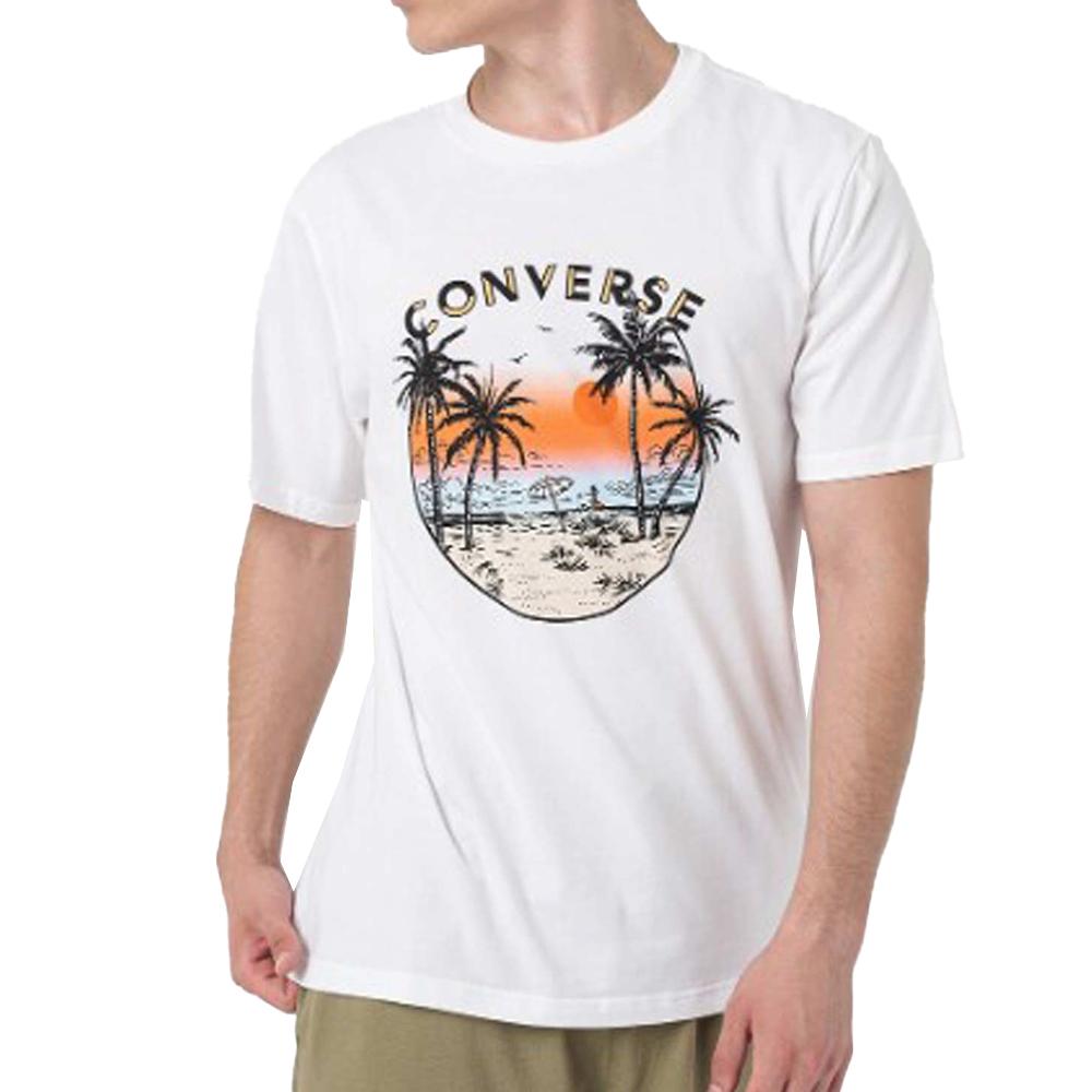 T-shirt Blanc Homme Converse Resort pas cher