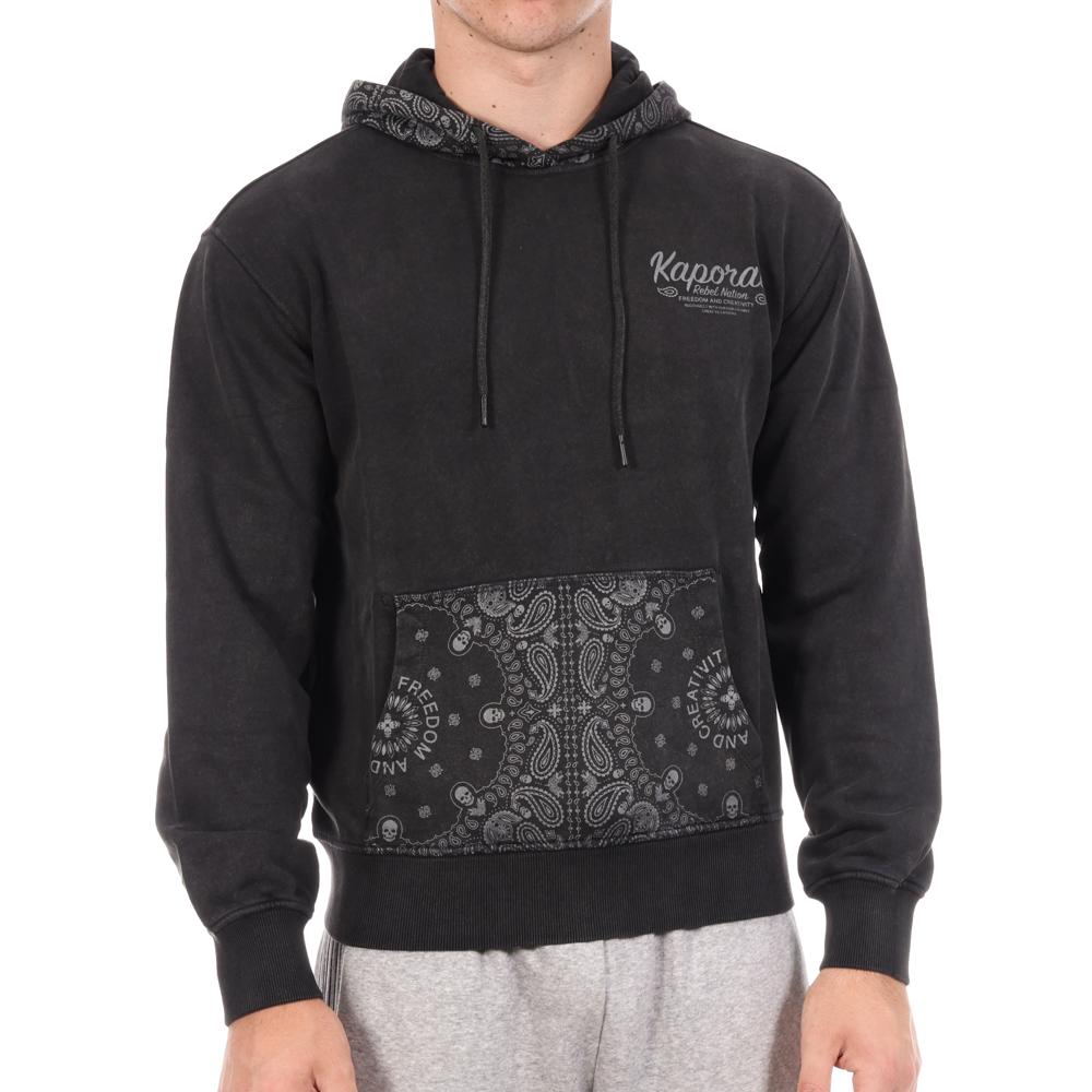 Sweat Noir Homme Kaporal ROHAN pas cher