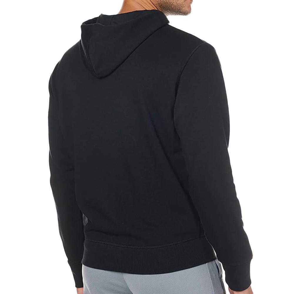 Sweat Zippé Noir Homme New Balance Essentials Stacked vue 2